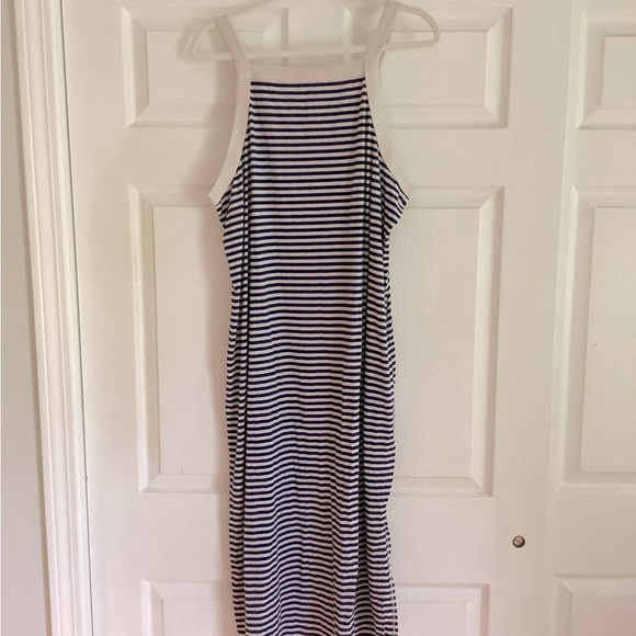 Anthro Plus 2X navy & white maxi dress. - Picture 5 of 5